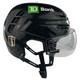 Game-Used 2023-2024 Season Brad Marchand Centennial Black Helmet & Pants Equipment Combo Image coming soon src=